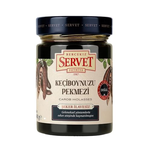 Jarabe de algarrobo Servet Sin Azúcar - 400 g - Dulzura natural sin azúcar añadido, ideal para una dieta saludable