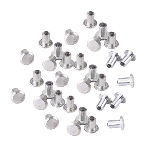 Clavos para neumáticos diseño racional baja presión en suelo coche auto SUV ATV 100 piezas 9 mm plata miniatura 1