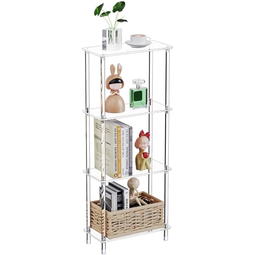 Bkemiy 4-Tier Slim Rectangle Table