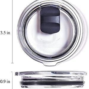 Miniatura 2 de Paquete de 2 tapas para vaso prémium de 20 onzas, tapas Yeti de 20 onzas, tapa de repuesto magnética deslizante Yeti Rambler Yeti Rambler 20 onzas