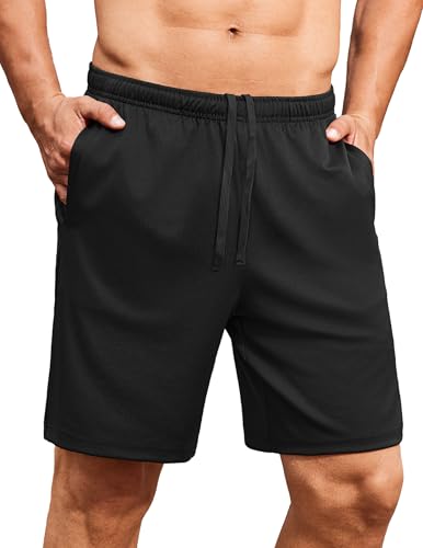 COOFANDY Men's Gym Workout Shorts 7 Inch Stretch Athletic Shorts Lightweight Running Training Short Pants with Pockets