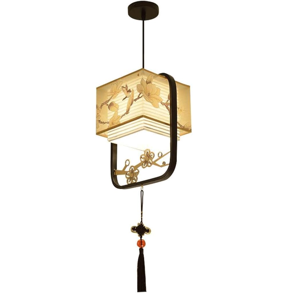Suspension style chinois une lumière pour salon de thé et restaurant