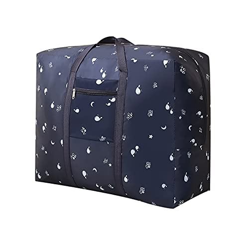 Grand sac de rangement 60 l en tissu, épais et ultra grand, rangement sous le lit, résistant à l'humidité Cover