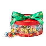 【 Lindt 公式】リンツ チョコレート リンドール ギフトボックス クリスマス 限定 80個入 ギフト プレゼント ショッピングバッグL付
