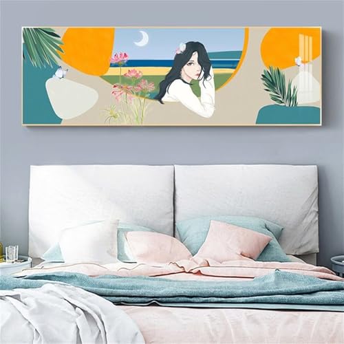 DIY Diamant Painting Kit Adultes Complet, grand format 70x140cm de broderie crystal L-7412
