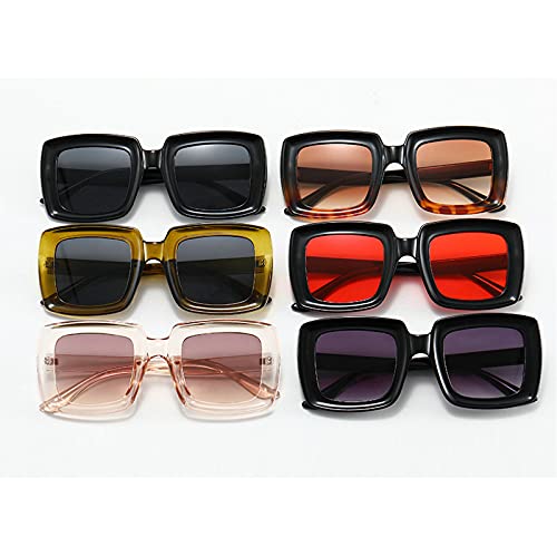 COTIA Oversized Sunglasses Women Large Size Sunglasses Men Square Colorful Frame Vintage Big Retro Sun Glasses3