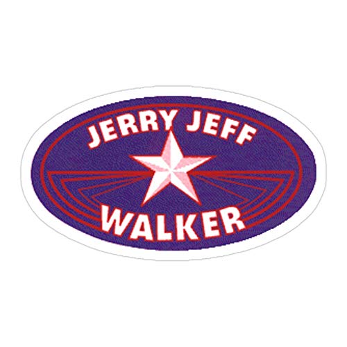 VMSTYLES (3 PCs/Pack) Jerry Je-ff Walker 3x4 Inch Die-Cut Stickers Decals for Laptop Window Car Bumper Helmet Water Bottle