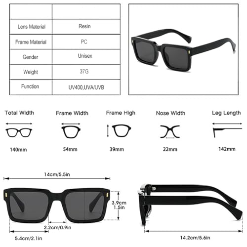 Lunettes de soleil pour femmes et hommes rétro UV400 tendance punk avec rivets de luxe