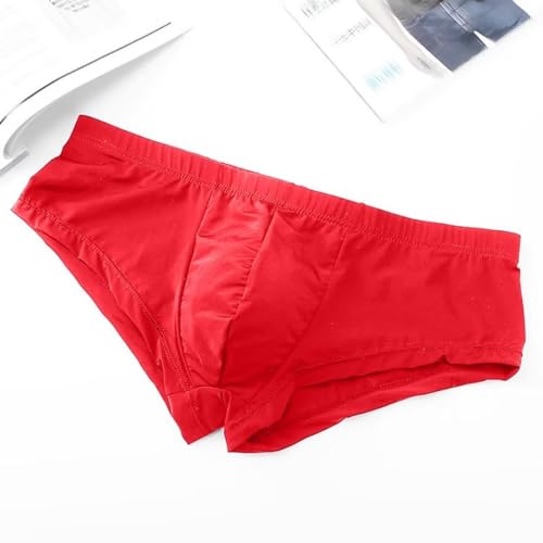 Men Ice Silk Boxer Briefs,Men Trunks Ice Silk Underwear Ultrashort Ultra-thin Breathable U Convex Pouch Underpant4