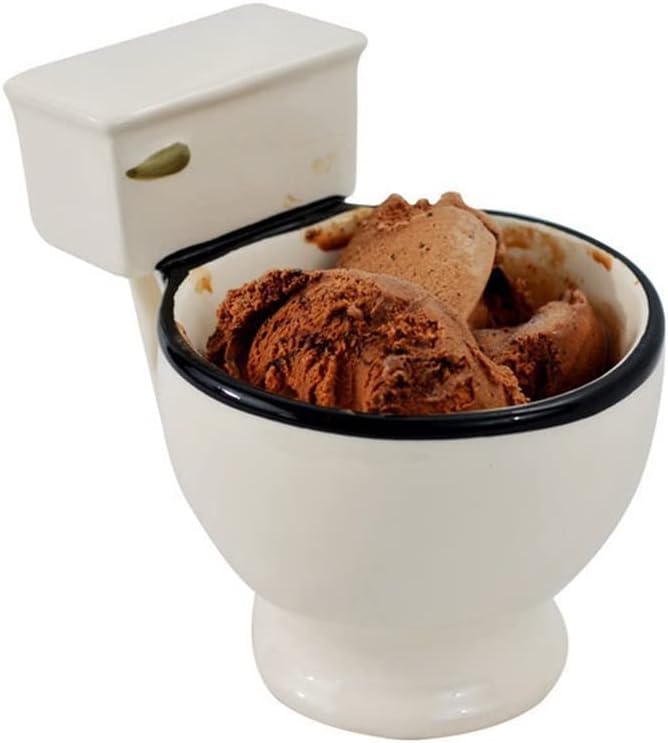 Novelty Toilet Ceramic Mug With Handle Coffee Tea Milk Ice Cream Cup Funny For Gifts