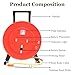Well Water Level Meter, Groundwater Levels Measuring Instrument with Fixed Probe and Steel Tape,for Wells,Boreholes,Reservoirs and Pipes 300m