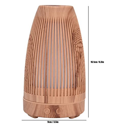 Difusor aromático eléctrico 100-200ml USB recargable de madera miniatura 5