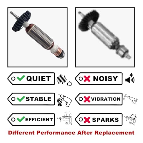 AC 220V 240V Armature Rotor Stator Circular Saw Spare Parts,(Compatible For MAKITA,for 5900 5900B 5900BR 518717-6)(Stator)