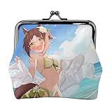 がま口財布 ウマ娘 ファインモーション がま口ポーチ 小銭入れ コインケース ミニ財布 メンズ レディース 大容量 PUレザー 人気 個性 おしゃれ 多機能 ミニウォレット 化粧ポーチ 小物入れ 収納袋 収納バッグ 出張 旅行用 父の日 誕生日 プレゼント