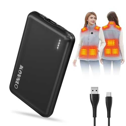 KOVNLO 10000mAh Ultra Thin Power Bank