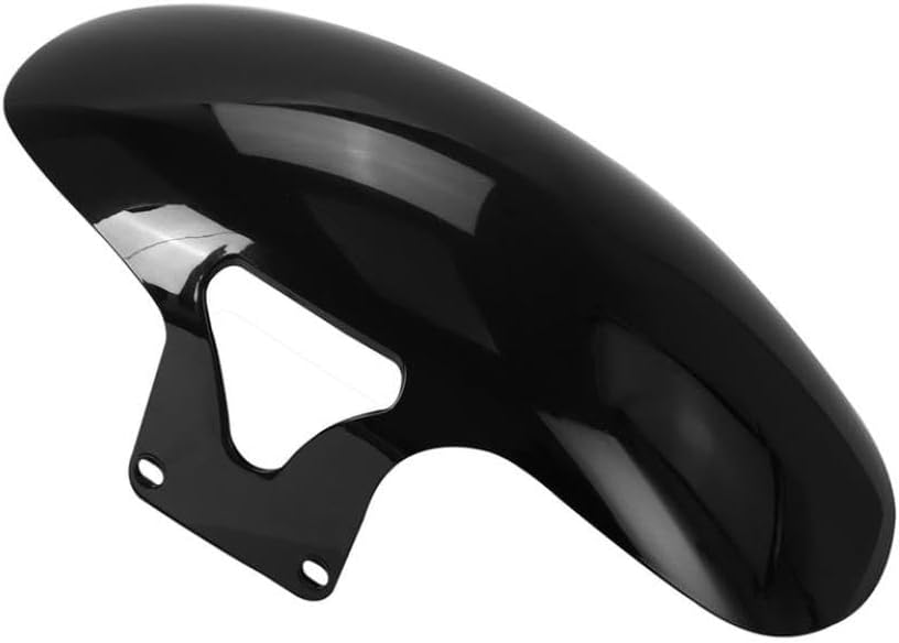 Black Glossy Front Fender Guard Iron Cover Compatible with Softail M8 FLFBS FLFB Motorcycles Fits 160 R18 Front Wheel 2018 – 23 Models(Black)