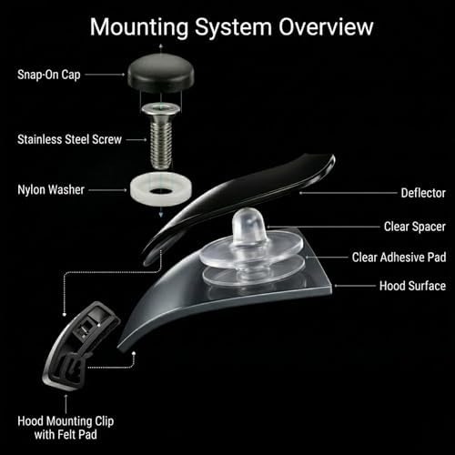 Hood Bug Deflector for Hyundai Tucson 2020-2026 — view 5