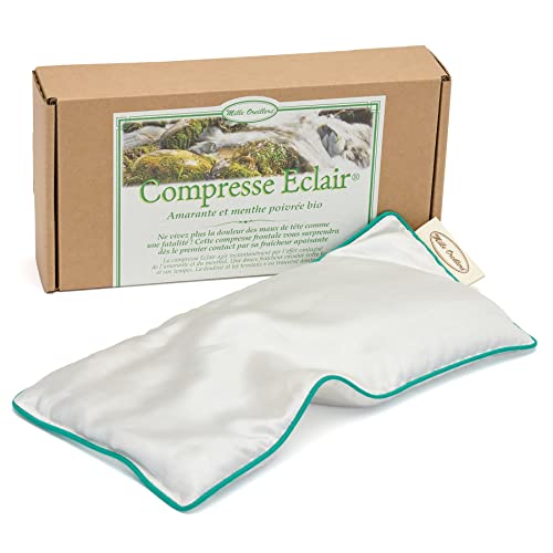 Compresse Eclair MILLE OREILLERS fraîcheur amarante menthe poivrée 12x24 cm