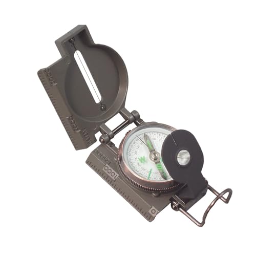 YCMCORPORATION G-51 Lensatic Compass, Oil Type, Made in Japan, Khaki Green