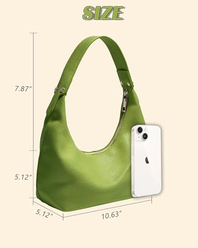 Image of Small Purse for Women Vegan Leather Mini Shoulder Bag Cute Hobo Handbags Clutch Purse