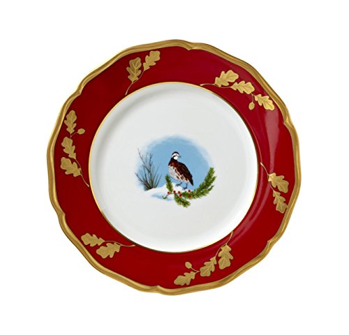Lynn Chase Winter Game Birds Salad Plate