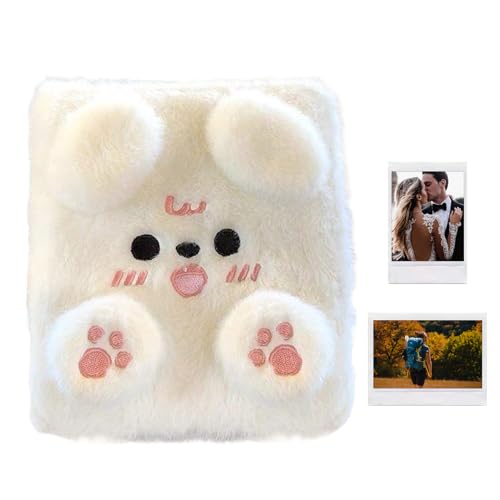 シール帳 ふわふわ, フォトアルバム | ぬいぐるみa6ソフトブック | かわいいぬいぐるみフォトカードブック, 個人コレクション、パーティー、日常の旅行、思い出、ライフスタイル、学校、家庭の整理に最適