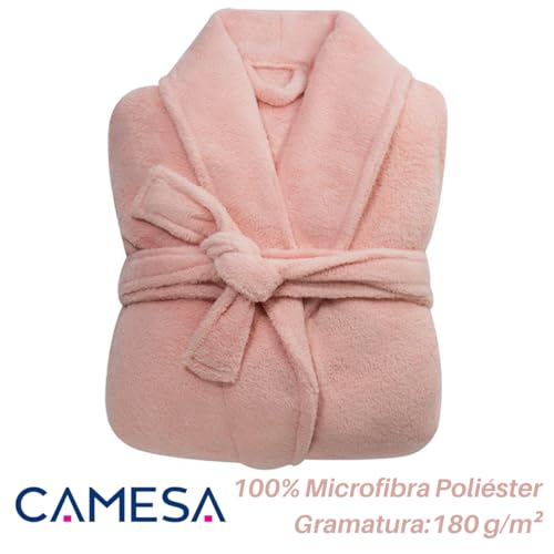 Roupão Microfibra Adulto Extra Macio Unissex - Rosa - Único