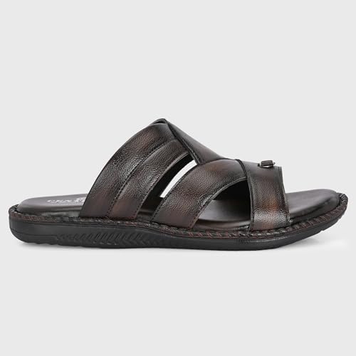 Image of Centrino Sandal for Men | Grip Insole for Stability | Modern slipper Look with Straps | Comfortable Casual look sandal for Men's (9512)