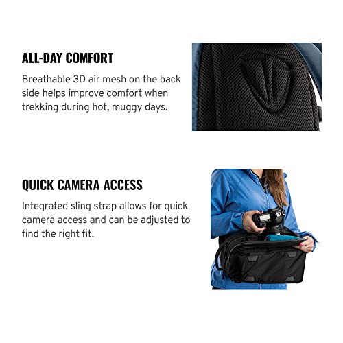 Tenba Solstice Sling Messenger Bag, mochila cruzada acolchada para objetivos 5