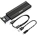 Produktbild BEYIMEI Box SSD M.2 NVMe Gehäuse, USB 3.1 Gen 2, 10-Gbit/s, Super schnelles Lesen und Schreiben, USB-C, USB-A, PCIe M-Key, Aluminium, schwarz
