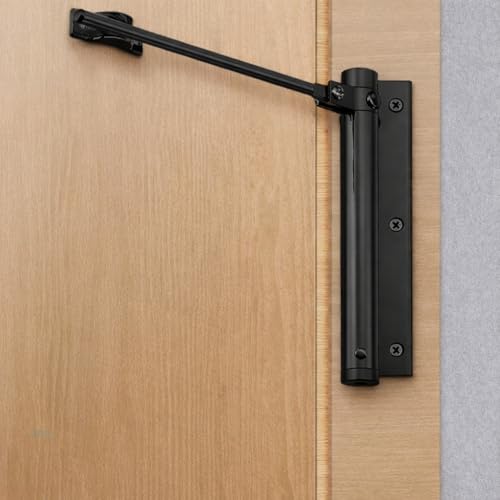 Image of TEKCOOL Automatic Door Closer, Heavy Duty Adjustable Spring-Loaded Door Closer with Allen Key & Screws, Self Closing for Residential, Commercial, Storm, Interior & Screen Doors.