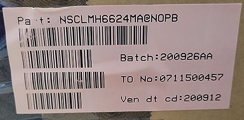 (1 PC) LMH6624MA/NOPB NSC LMH6624 Single/Dual Ultra Low N