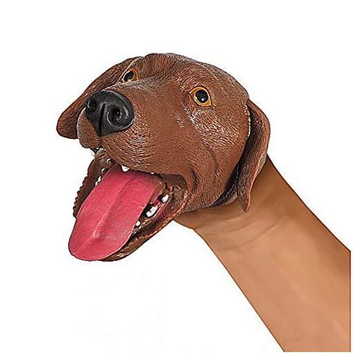 SCHYLLING SC-DGHP Dog Hand Puppet, Assorted Designs and Colours
