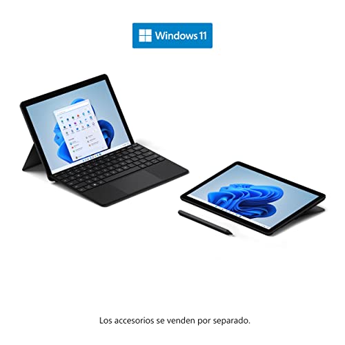 Microsoft Surface Go 3 - Portátil 2 en 1 de 10.5 pulgadas, Full HD, Wifi, 10th Gen Intel Core i3, 8 GB RAM, 128 GB SSD, Windows 11 Home, Negro