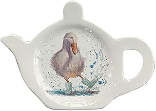 Teabag Tidy Rest for Used Tea Bags Pretty Design by Bree Merryn (Deirdre Duck)