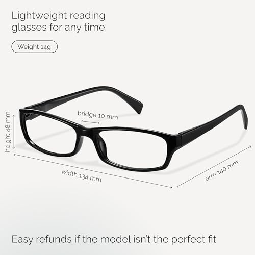 Image of Gaoye Reading Glasses for Women, 6 pack Fashion Readers for Women Men Spring Hinge Eye Glasses, Blue Light Reading Glasses