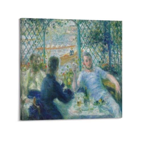 Toile Renoir Lunch at The Restaurant Fournaise Évasion Impression