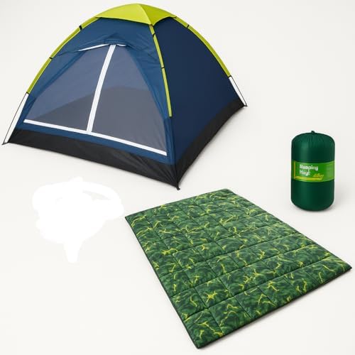 Kit Barraca 2 Pessoas Camping Acampamento + Colchonete Casal