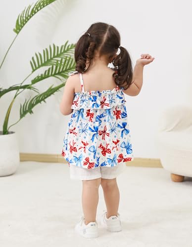 Image of Baby Girl Sleeveless T-Shirts Toddler Infant Girls Tank Top T-Shirt Viscose from Bamboo Summer Cool Tees 3Months-5T