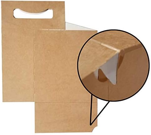 Miniatura 2 de 150 piezas marrón Kraft soporte para botellas de cerveza que se adapta a 4 botellas. Cartón resistente con capacidad para cuatro botellas. Envío