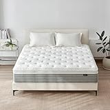 Lumivix Full Size Mattress - 12 inch Hybrid Full Mattress in a Box, Memory Foam Mattress with Pocket Springs, Medium Firm, Pressure Relief & Motion Isolation, CertiPUR US Certified, 100 Nights Trial
