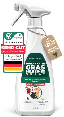 Silberkraft Grasmilben Ex Aktiv Spray mit effektiver Sofortwirkung [500 ml]