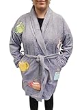 Coffee Mugs Bath Robe - Women's Sizing - Fran Fine Debra Barone Daphne Moon Costume - Plush Soft Loungewear Bathrobe - 90s Movie TV Show Fan Tyler Durden Halloween Cosplay Gift