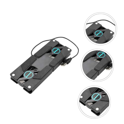 Base portátil Lurrose con 2 ventiladores silenciosos miniatura 7