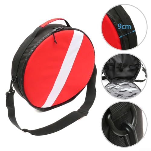 Bolsa reguladora de buceo redonda con compartimentos separados y cierre ajustable interior 4
