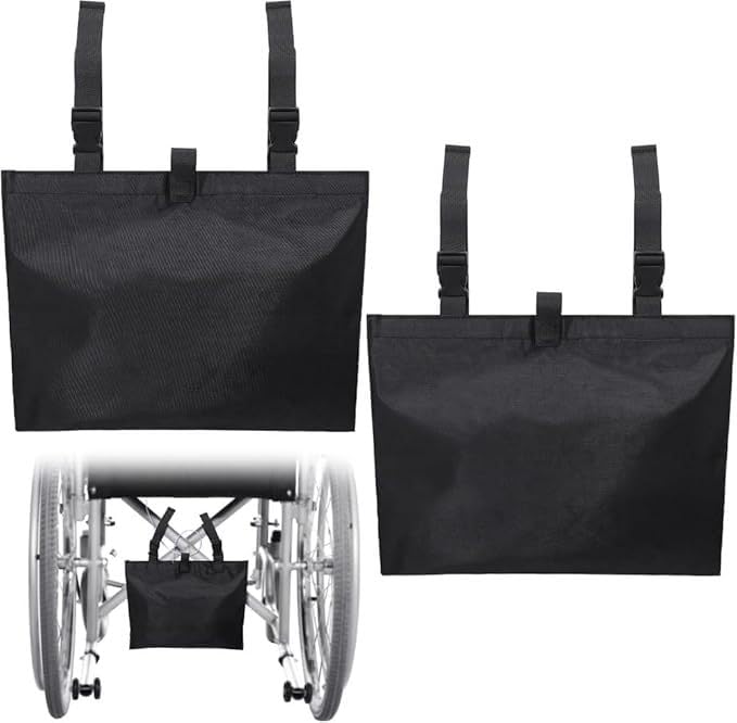 Funda para bolsas de drenaje de orina discreta que oculta el colector en sillas de ruedas y camas