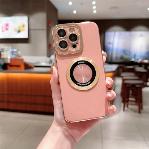 Étui magnétique pour iPhone 13 Pro et 12 avec coque de protection et film en verre