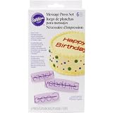 Wilton Design Press 6-Piece Message Press Set- Discontinued By Manufacturer
