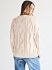 Trendy Queen Oversized Sweaters Womens 2025 Early Fall Fashion Outfits Cable Knit Crewneck Plus Size Pullover Cute Chunky Long Tunic Top Winter Old Money Clothes With Leggings Essential Clothing #2