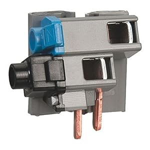 legrand 405209 kit de 10 bornes de connexion pour interrupteur différentiel tête de groupe, 2 modules, 63a